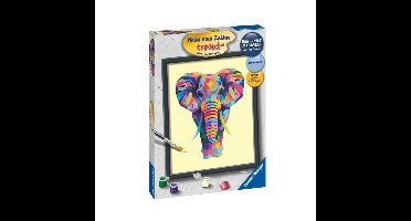 Ravensburger Schilderen Op Nummer Bonte Olifant