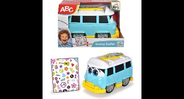 Bus Dickie Sunny Surfer Bus 25 Cm Met Stickers