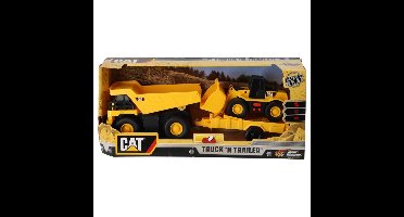 Cat Dump Truck Met Wiel Lader