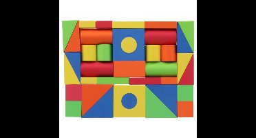 Jipy Discover Foam Stapelblokken 37 Delig Gekleurd