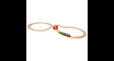 Treinbaan Hout 20-delig