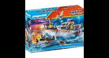 Playmobil 70140 Redding Op Zee: Brandbestrijdings Missie Met