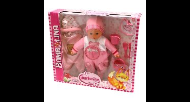 Bambolino Pop 40 Cm Praat 50 Nederlandse Zinnen