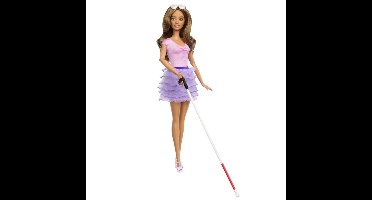 Barbie Pop Fashionista Met Paarse Jurk