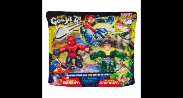 Heroes Of Goo Jit Zu Figures 2 Pack Marvel Spiderman Vs Octo