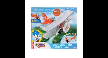 Sonic Tornado Biplane Inclusief 6,5 Cm Figuur
