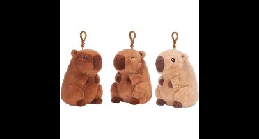 Pluche Capybara Bag Clip 12 Cm