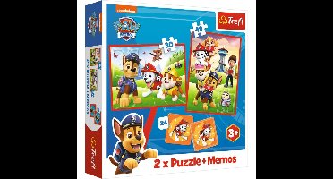 Puzzel Paw Patrol 30 En 48 Stukjes En Memory