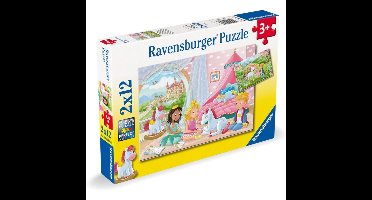 Ravensburger Puzzel Prince Princess 2x12 stukjes