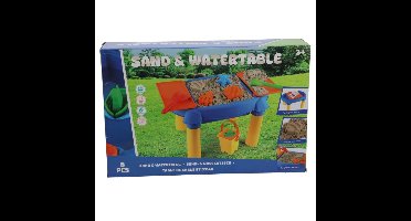 Zand En Water Tafel 48x32x29 Cm Rood/geel/oranje