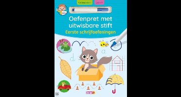 Oefenpret Met Uitwisbare Stift Eerste Schrijfoefeningen