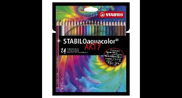 Stabilo aquacolor kleurpotloden arty etui 24 stuks
