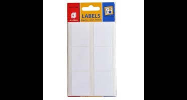 Soho etiketten wit 40x30mm 6/6 vel