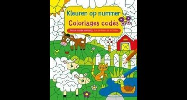 Dieren Van De Boerderij - Kleuren Op Nummer