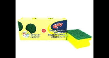 Schuurspons 3-pack Hard Handgreep Multy