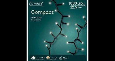 Lumineo Compact Binnen/Buiten warm wit 22meter 1000Lampjes