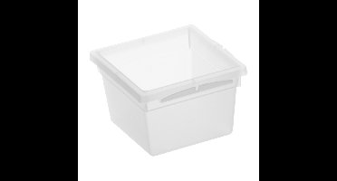 Ladebakje 8x8cm Basic Transparant Rotho