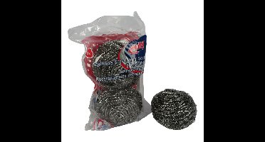 Multy pannenspons rvs 2 stuks