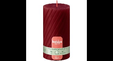 Bolsius Rustiek Twist Stompkaars 130/68 Red