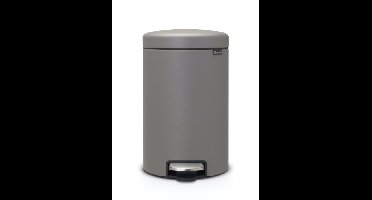 Brabantia Newlcon Pedaalemmer 12l Mineral Concrete Grey