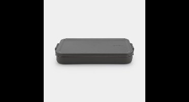 Brabantia Make & Take Lunchbox Plat Dark Grey