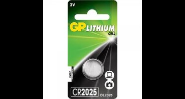 GP Lithium Knoopcel CR2025