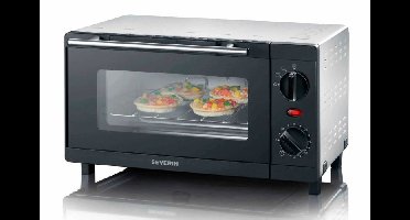 Severin Mini-oven 9 Liter Zwart 800w