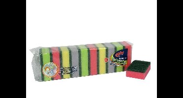 Multy schuursponzen set van 10