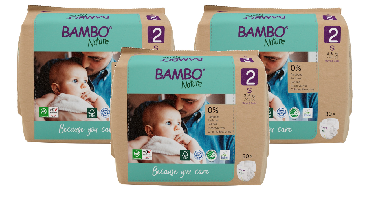 Bambo Nature Maat 2 Luiers S - Multiverpakking