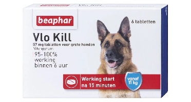 Beaphar Vlo Kill Tabletten Grote Honden