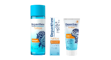 Bepanthen Tattoo Complete Tattooverzorging - Wasgel, Nazorg Zalf en Zonnecrème