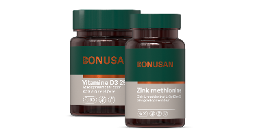 Bonusan Vitamine D3 25 Softgels + Zink methionine Capsules Combiset