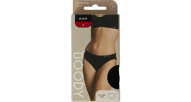 Boody Classic Bikinislip Zwart S