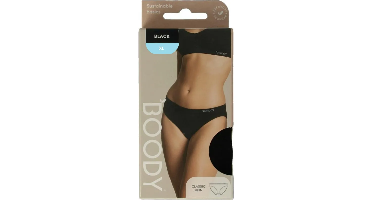 Boody Classic Bikinislip Zwart XL