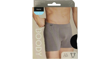 Boody Herenboxer Zwart L