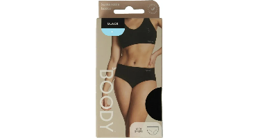 Boody Midi Heupslip Zwart L