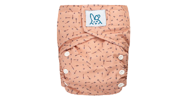 Bumbuns Easy Herbruikbare Luier Dandelion Apricot Klittenband