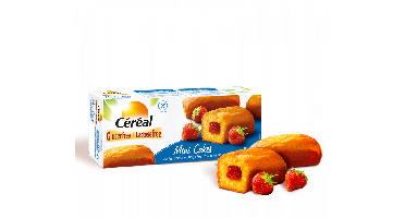Cereal Mini Cakes Met Aardbeienvulling