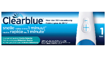 Clearblue Zwangerschapstest Snelle Detectie