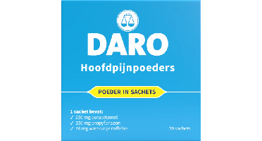 Daro Hoofdpijnpoeders