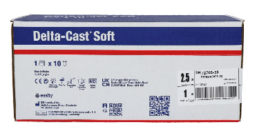 Delta Cast Soft Blauw Stabilisatie Verband 1.8x2,5 Cm