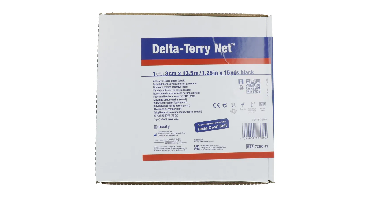 Delta-Cast Terry-Net Adhesive Fleece Zwart 13,5 m x 3 cm