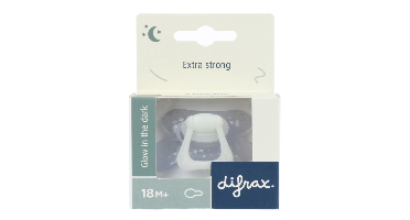 Difrax Fopspeen Natural 18+ Maanden - Glow in the Dark