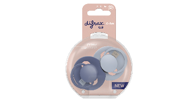 Difrax LOVI Prime Pacifier 0-6 Months - Blue