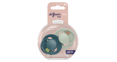 Difrax LOVI Prime Pacifier 18+ Months - Pistachio/Green