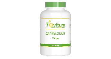 Elvitum Caprylzuur 500mg Vegicaps