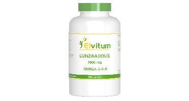 Elvitum Lijnzaadolie 1000mg Omega-3-6-9 Capsules