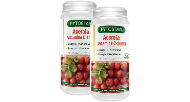 Fytostar Vitamine C-1000 Acerola Kauwtabletten - Duoverpakking