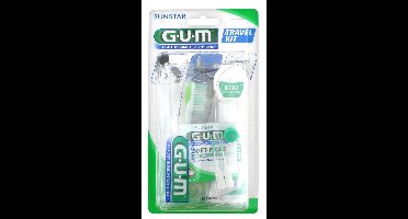 GUM Original White Travel Kit