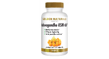 Golden Naturals Ashwagandha KSM-66 Capsules